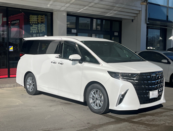 みんなでドライブ応援キャンペーン対象車両のアルファード（Fクラス）