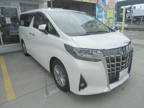 みんなでドライブ応援キャンペーン対象車両のトヨタ アルファード（Fクラス）